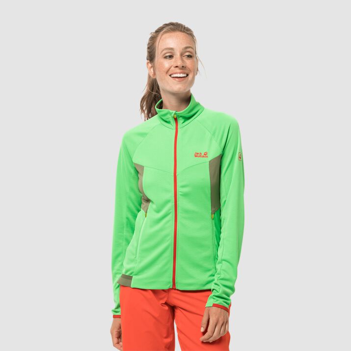 Jack Wolfskin Womens Gradient Cycling Jacket Green 739852QIJ